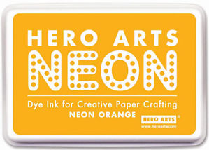 Neon Ink Pad - Orange - דיו Dye